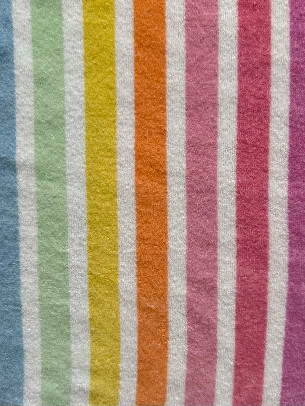 RuffleButts Girls Rainbow Dream Stripe Ruffle Terry Cover-Up - Size 3T